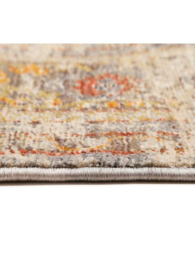 Tapis avec franges beige vintage SoHo Fashion Wecon Home Beige - Kiabi