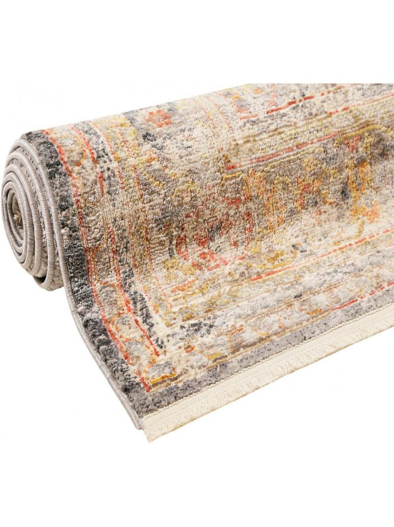 Tapis avec franges beige vintage SoHo Fashion Wecon Home Beige - Kiabi