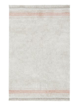 Tapis avec franges lavable en machine design Gastro
