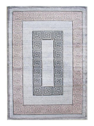 Tapis baroque à mèches courtes rectangle Marceau