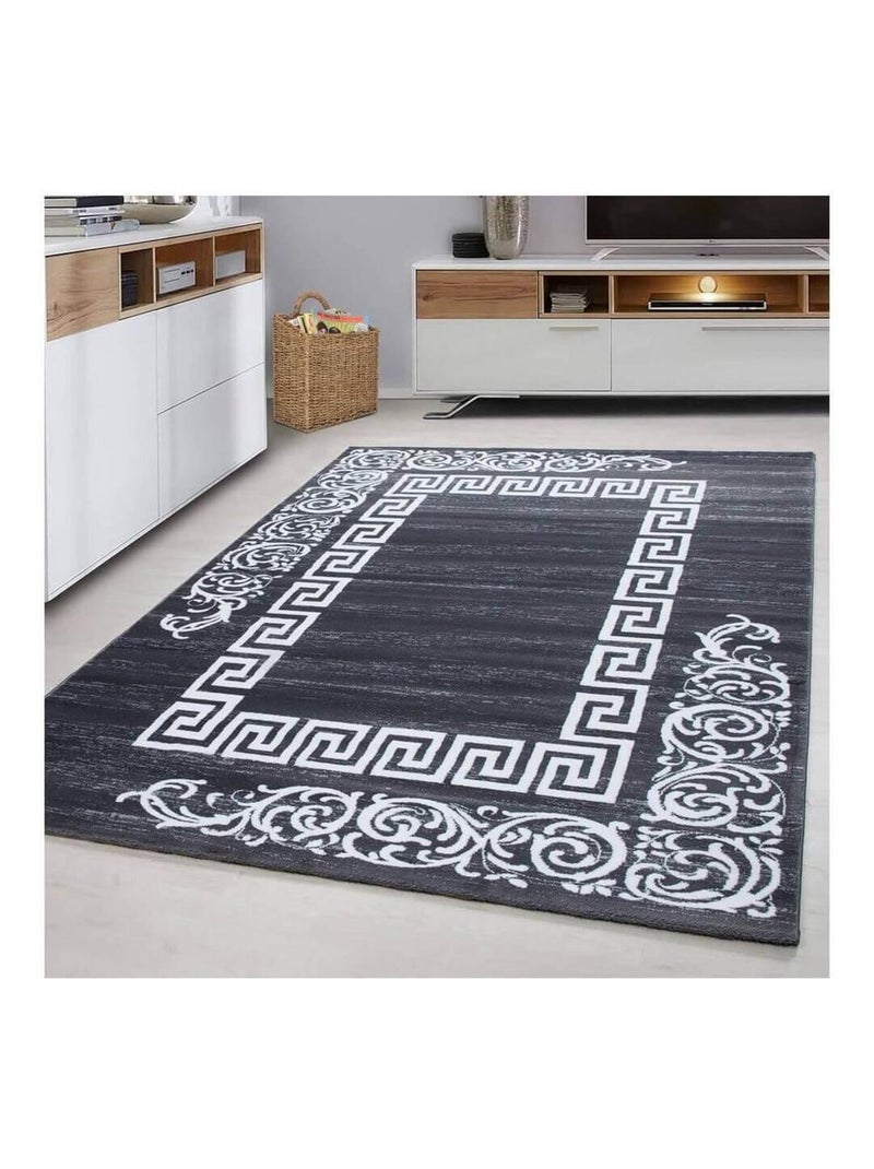 Tapis baroque pour salon en polypropylène Aftas Gris - Kiabi
