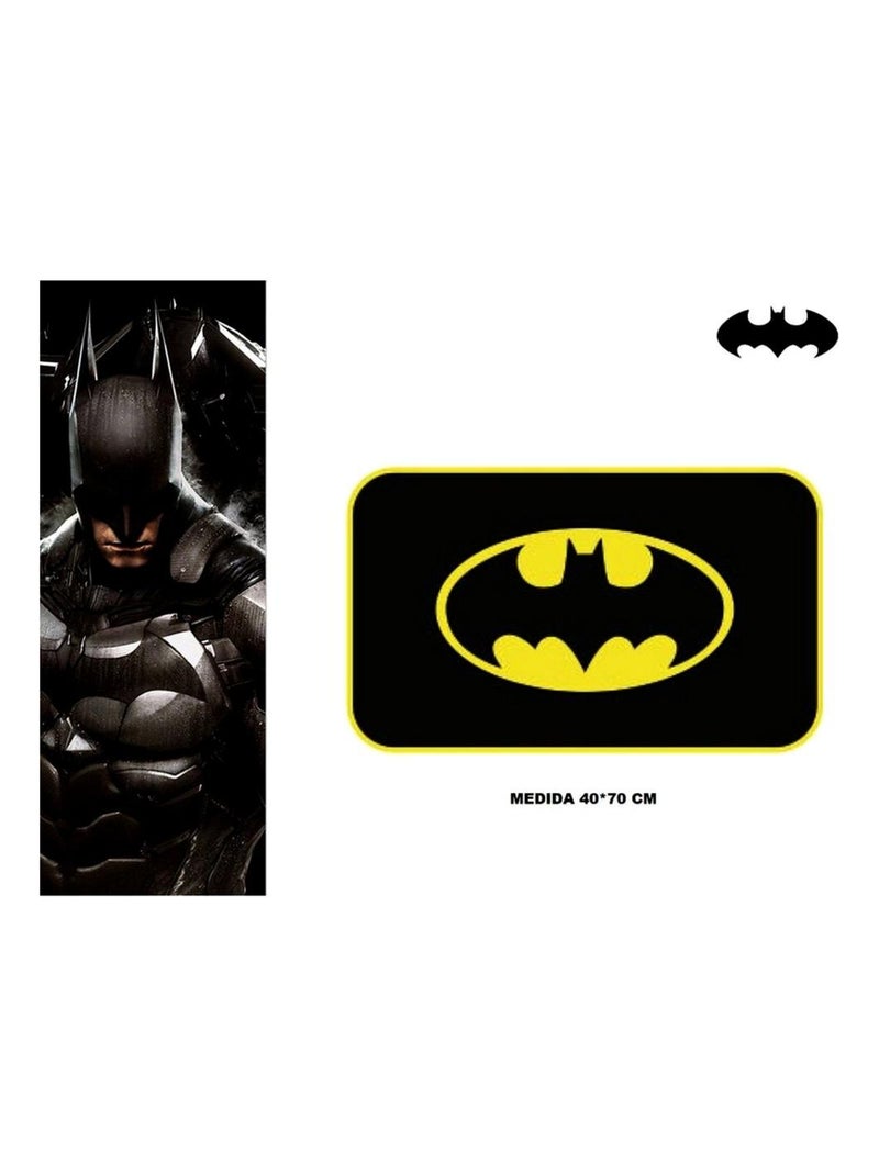 Tapis Batman 40 x 60 cm entree salle de bain chambre Multicolore - Kiabi