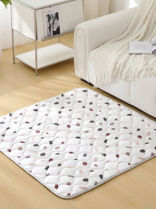 Tapis bebe carré matelassé CONFETTI
