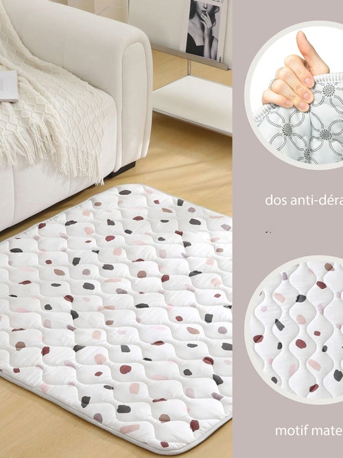 Tapis bebe carré matelassé CONFETTI - Kiabi