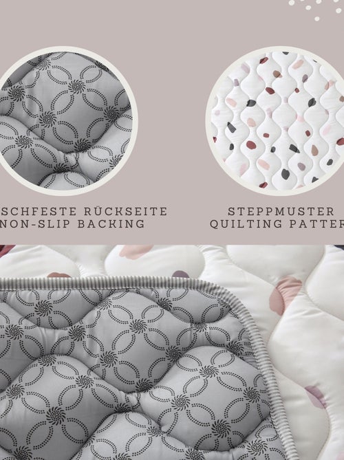 Tapis bebe carré matelassé CONFETTI - Kiabi