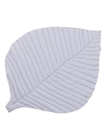 Tapis bébé coton organique cousu main LEAF STONE