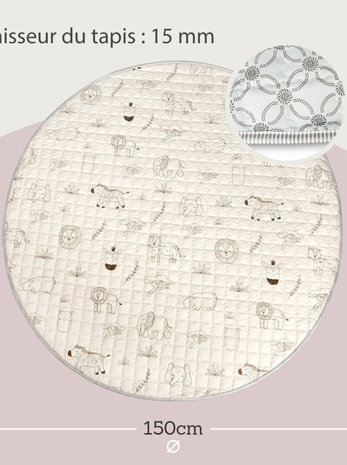 Tapis bebe matelassé animaux SAFARI - Kiabi Tapis bebe matelassé animaux SAFARI - Kiabi