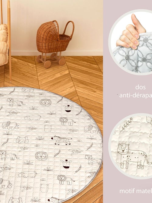 Tapis bebe matelassé animaux SAFARI - Kiabi Tapis bebe matelassé animaux SAFARI - Kiabi