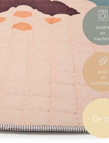 Tapis bebe matelassé arc en ciel BOHO RAINBOW