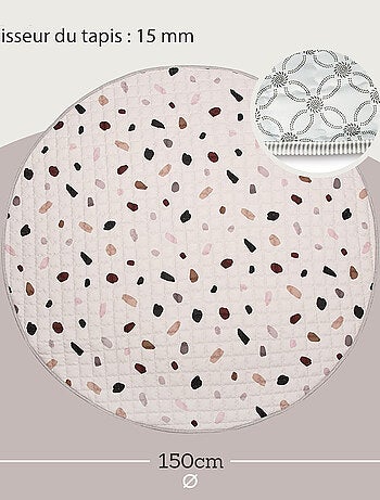 Tapis bebe matelassé CONFETTI