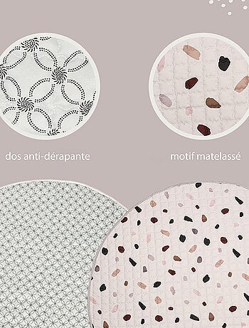 Tapis bebe matelassé CONFETTI