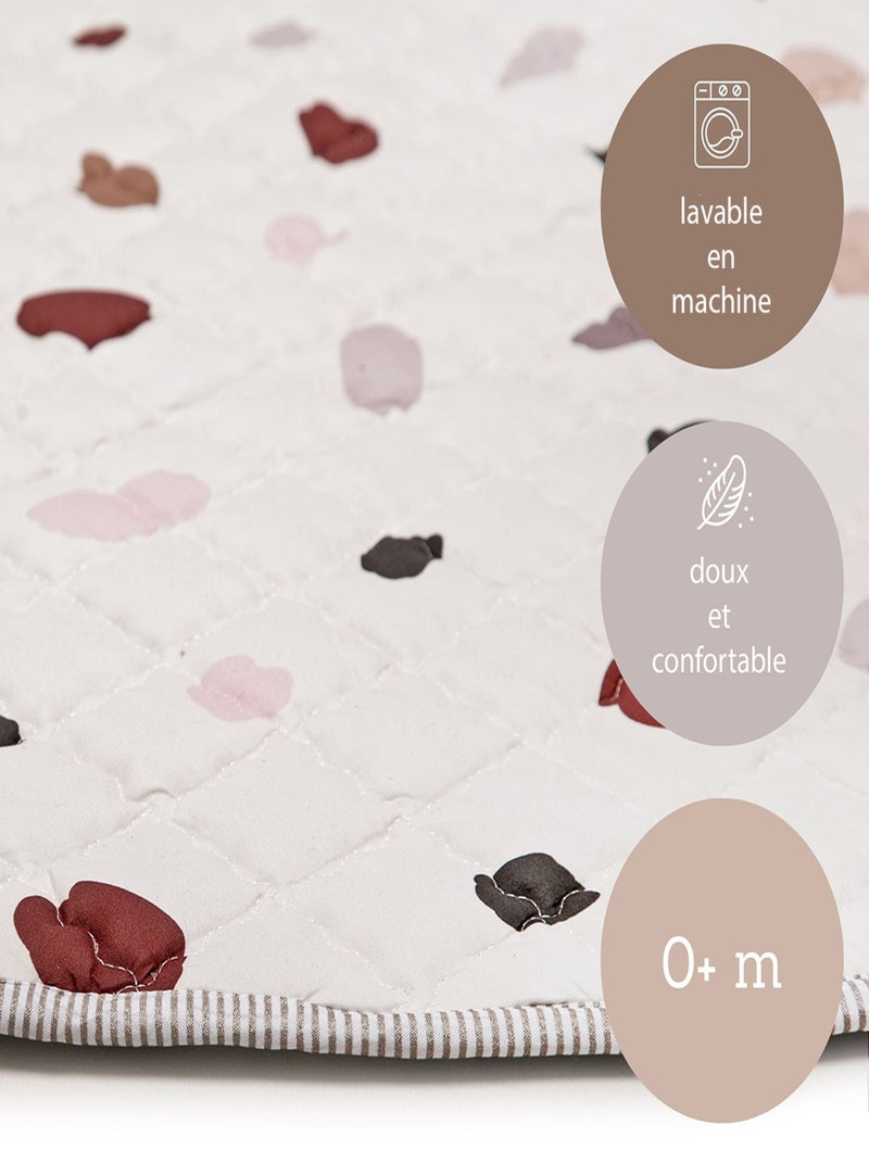 Tapis bebe matelassé CONFETTI Multicolore - Kiabi
