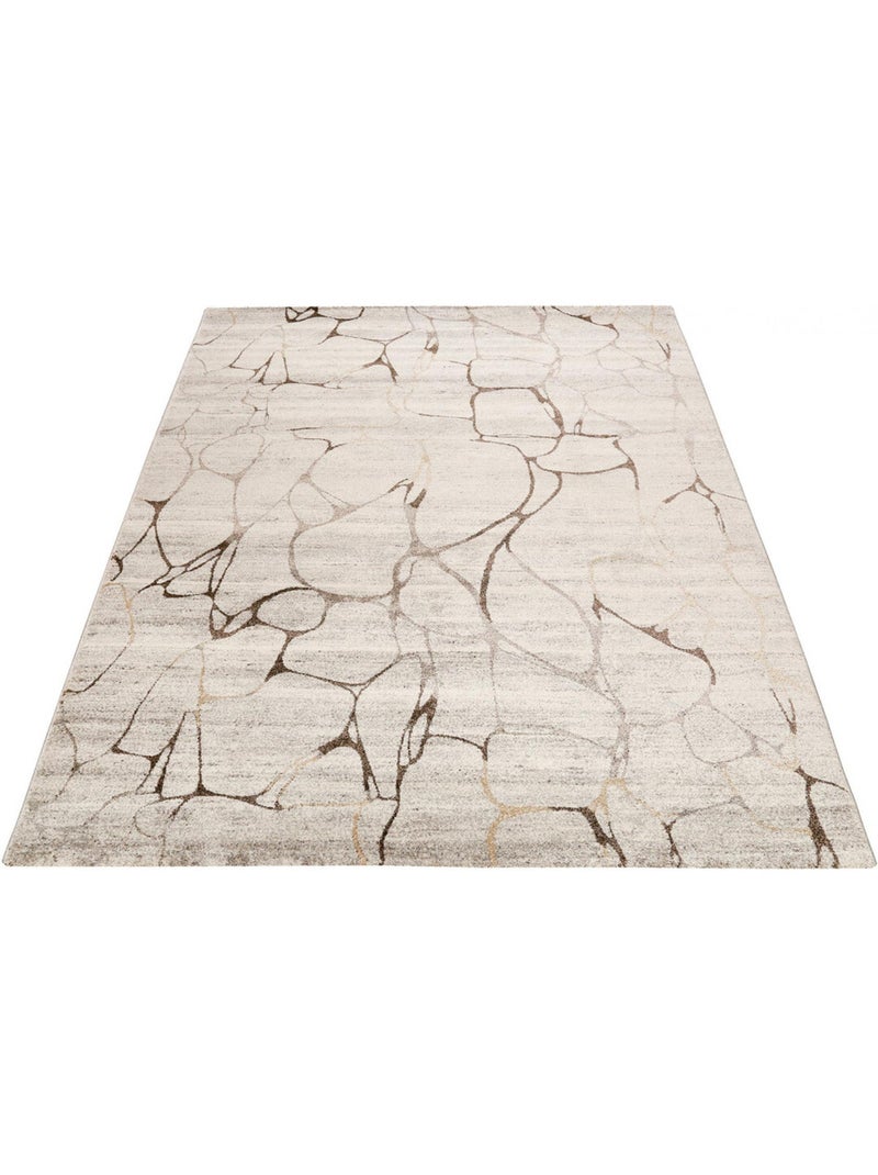 Tapis beige design abstrait Solo Fields Wecon Home Beige - Kiabi
