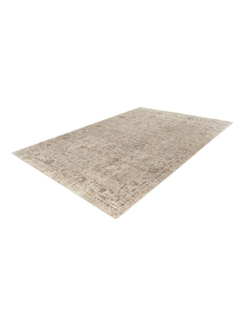 Tapis beige oriental avec franges ethnique Philis Beige - Kiabi