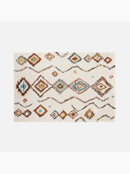 Tapis berbère à motifs géométriques - Kiabi