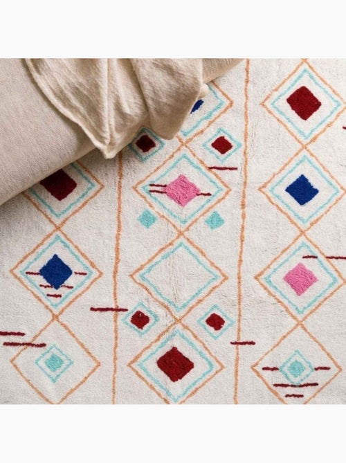 Tapis berbère coloré 120x170cm - Kiabi