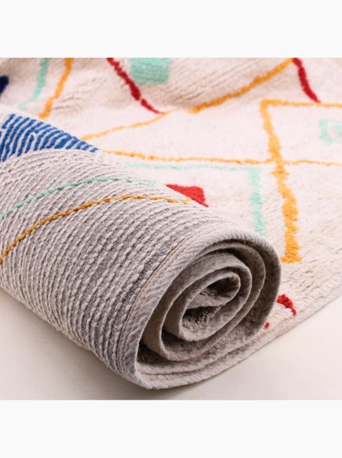 Tapis berbère coloré 120x170cm - Kiabi