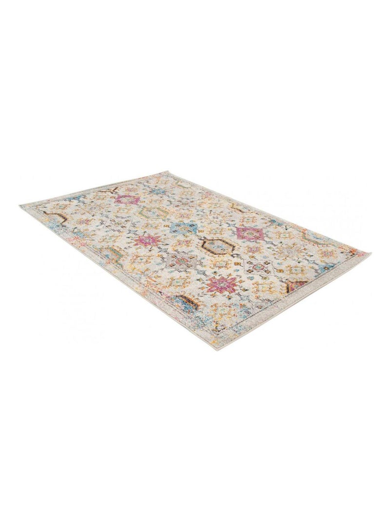 Tapis berbère coloré pour salon rectangle ethnique Wexford Multicolore - Kiabi