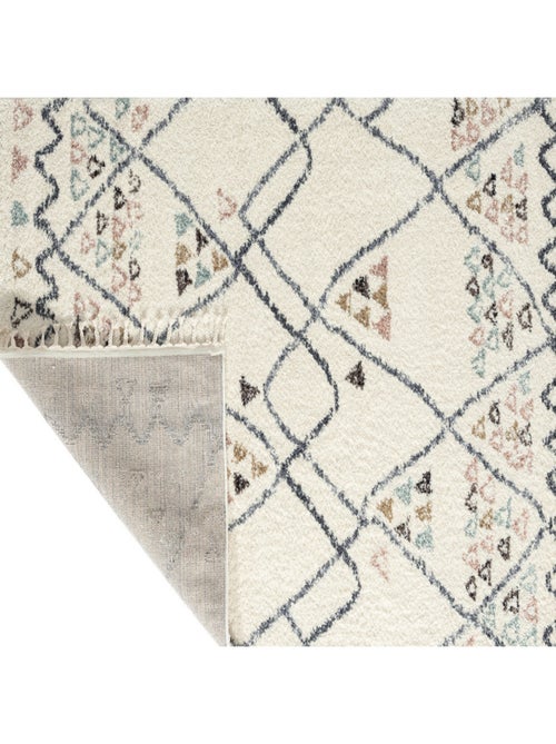 Tapis berbère en laine - Kiabi