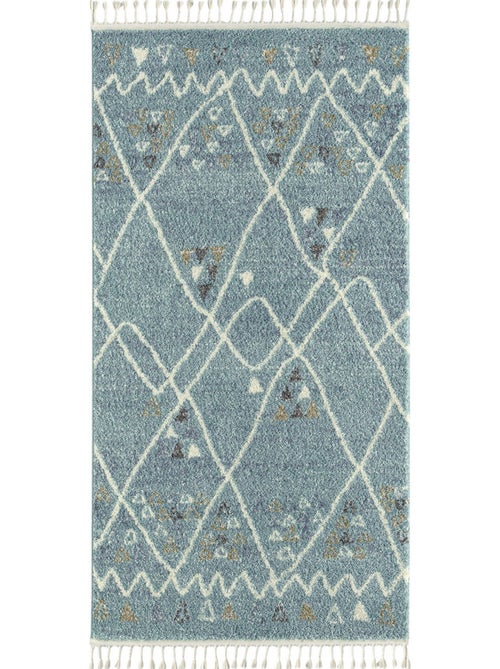 Tapis berbère en laine - Kiabi