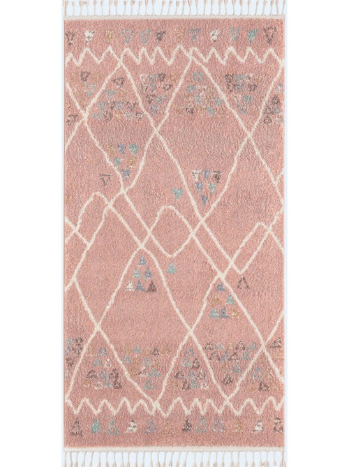 Tapis berbère en laine - Kiabi
