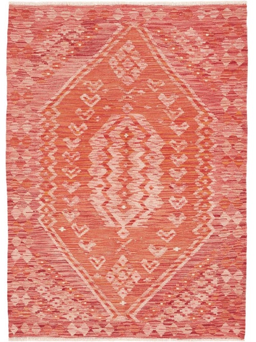 Tapis berbère, motif authentique, kilim tissé plat, kilim 94 - Kiabi