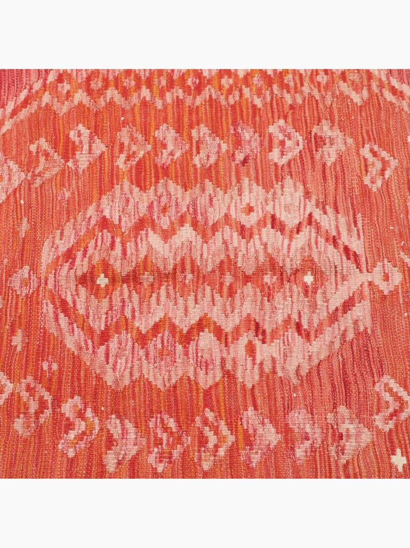 Tapis berbère, motif authentique, kilim tissé plat, kilim 94 Rouge - Kiabi
