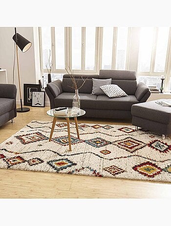 Tapis berbère, motif shaggy authentique, berbero confort