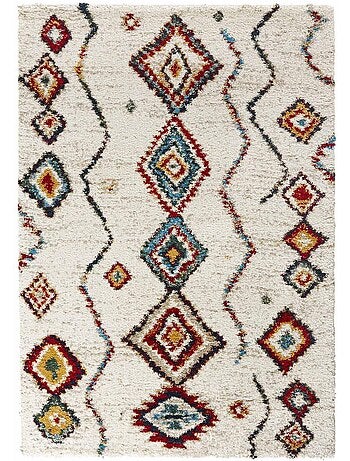 Tapis berbère, motif shaggy authentique, berbero confort