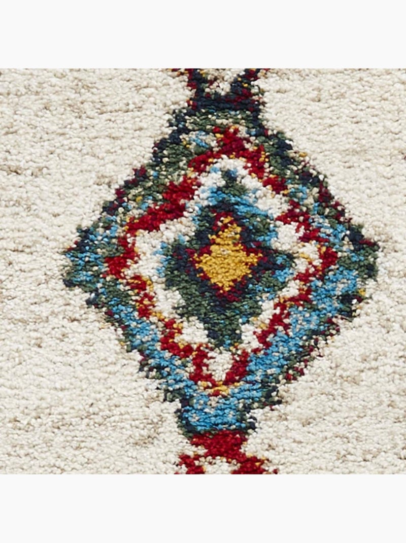 Tapis berbère, motif shaggy authentique, berbero confort Ecru - Kiabi