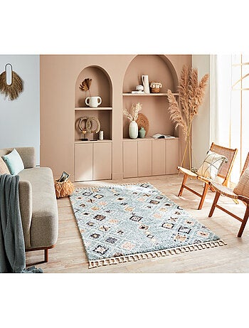 Tapis berbère motifs losange