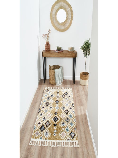 Tapis berbère motifs losange - Kiabi