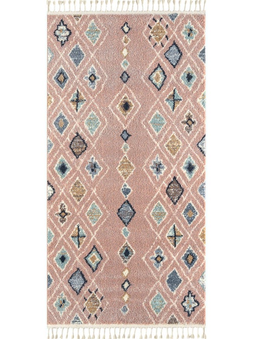 Tapis berbère motifs losange - Kiabi