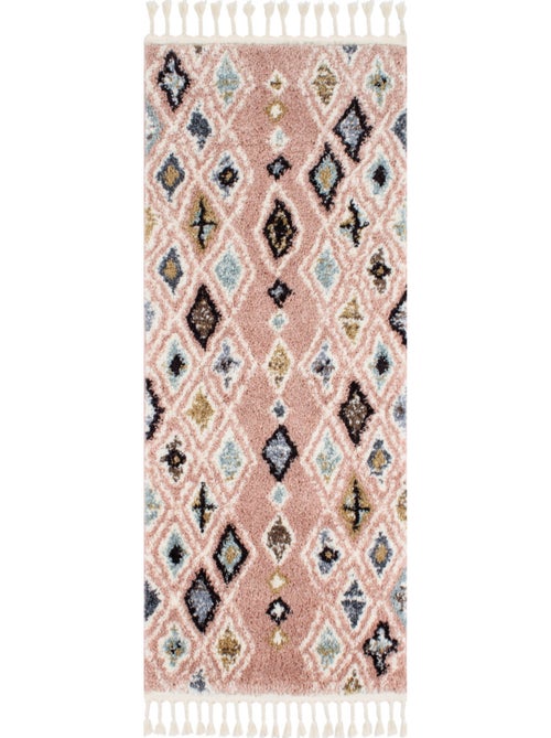 Tapis berbère motifs losange - Kiabi