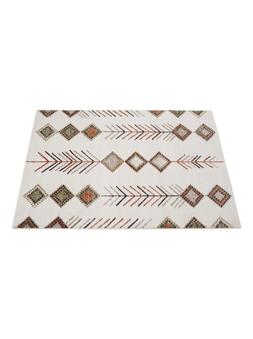 Tapis berbère multicolore ethnique rectangle Hype - Kiabi