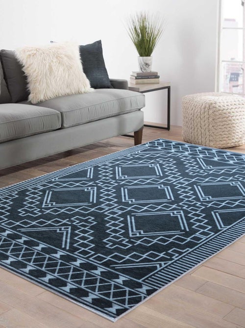 Tapis BERBERE Noir - Kiabi