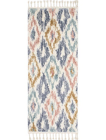 Tapis berbère pastel