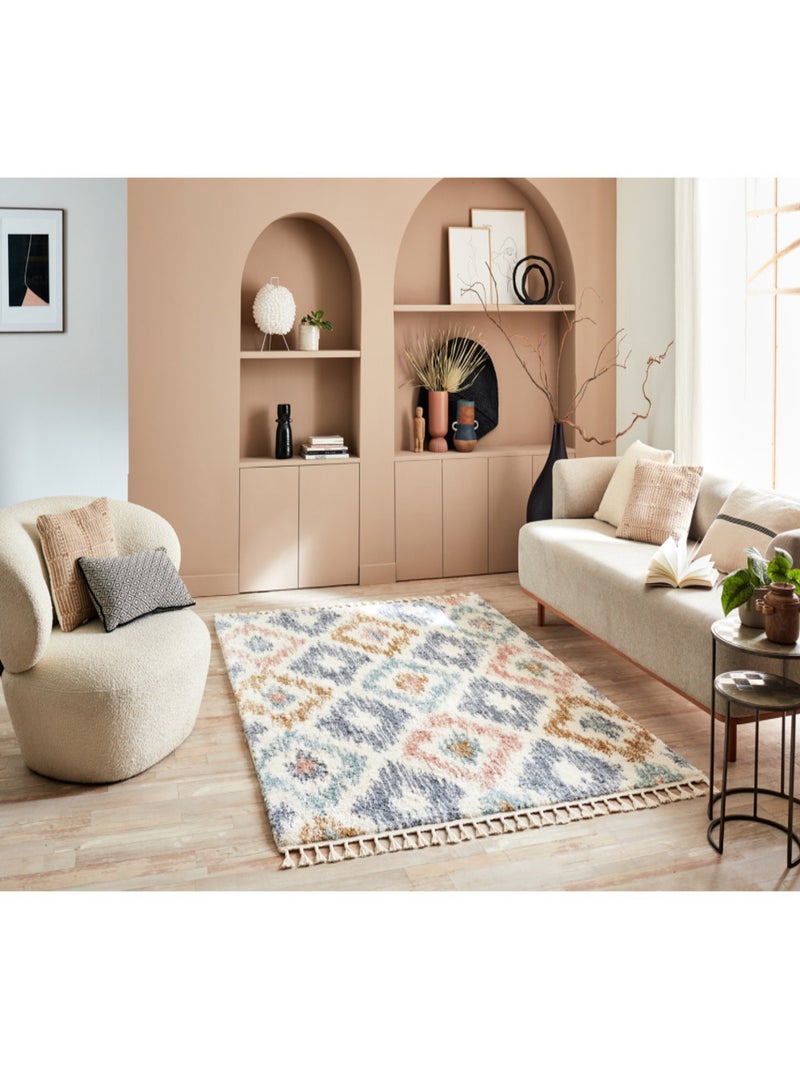 Tapis berbère pastel Multicolore - Kiabi