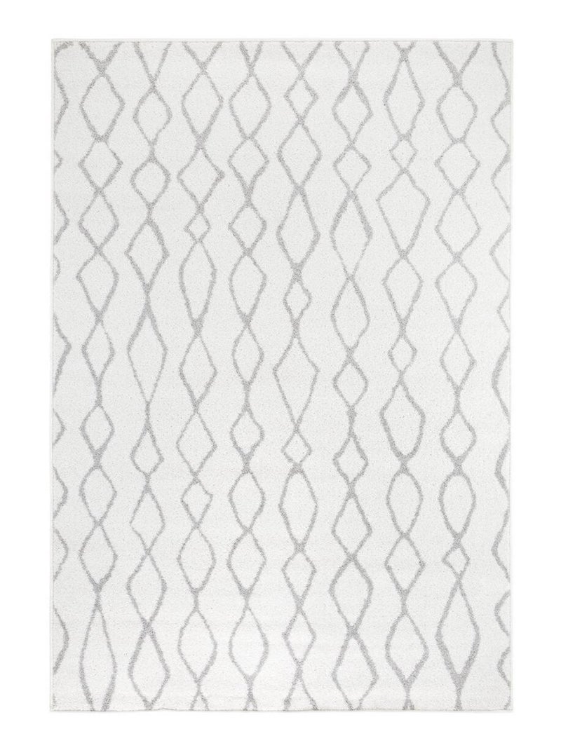 Tapis berbère tissé motif ethnic BALANIO Ecru - Kiabi