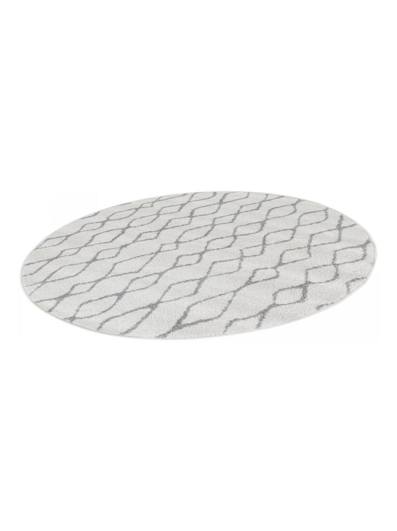 Tapis berbère tissé motif ethnic BALANIO Ecru - Kiabi
