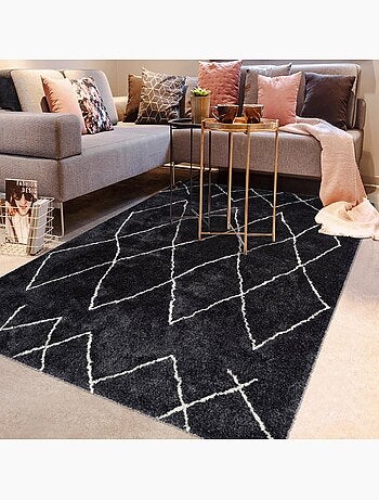 Tapis berbère tissé motif ethnic BERBIOU