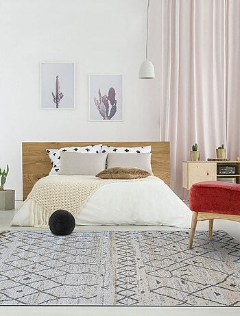 Tapis berbère tissé motif ethnic ESSAOUER