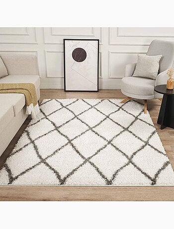 Tapis berbère tissé motif ethnic LYN4 BENYLE A