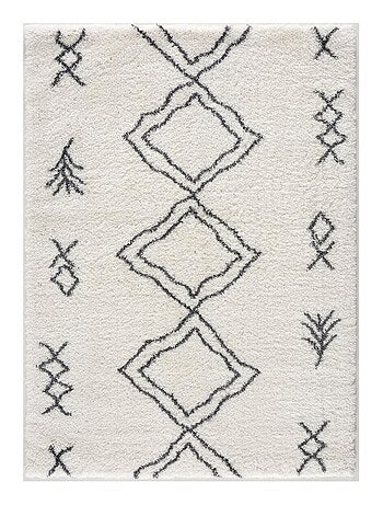 Tapis berbère tissé motif ethnic LYN4 DOUX 3