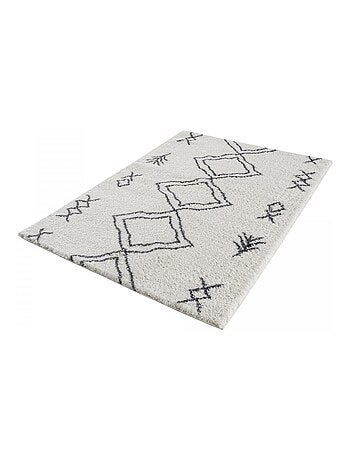 Tapis berbère tissé motif ethnic LYN4 DOUX 3