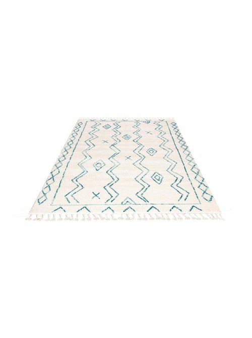Tapis berbère tissé motif ethnic LYN5 MADIDA - Kiabi