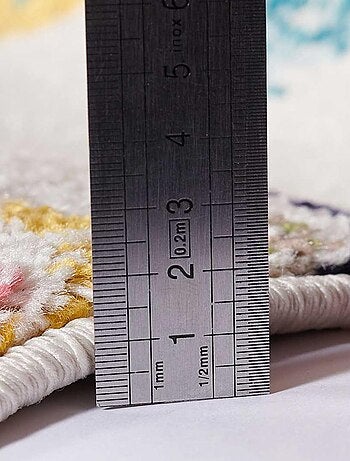 Tapis berbère tissé motif ethnic LYN5 OURIKA F