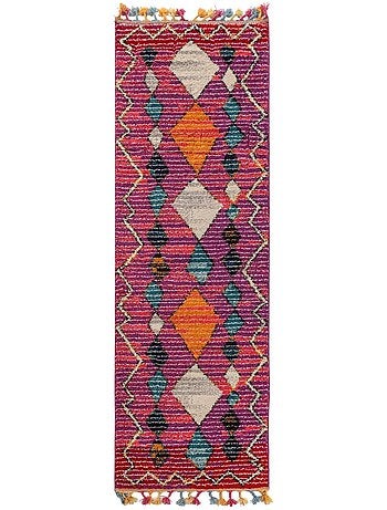 Tapis berbère tissé motif ethnic lyn5 ourika h