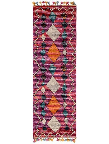 Tapis berbère tissé motif ethnic lyn5 ourika h