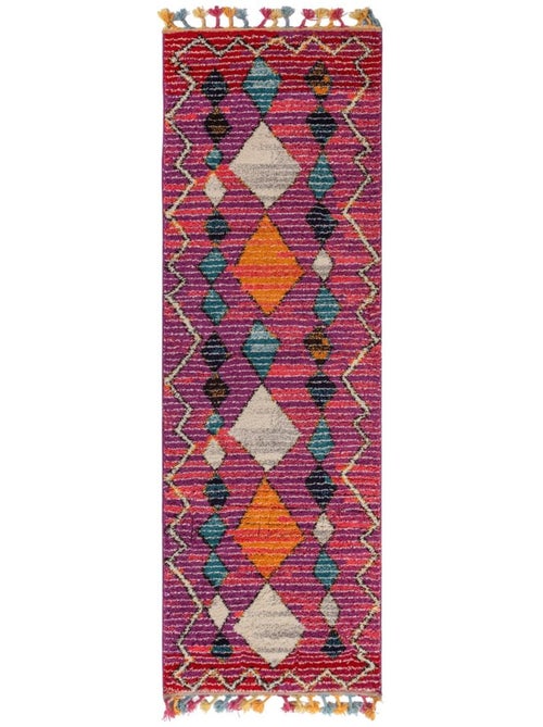 Tapis berbère tissé motif ethnic lyn5 ourika h - Kiabi